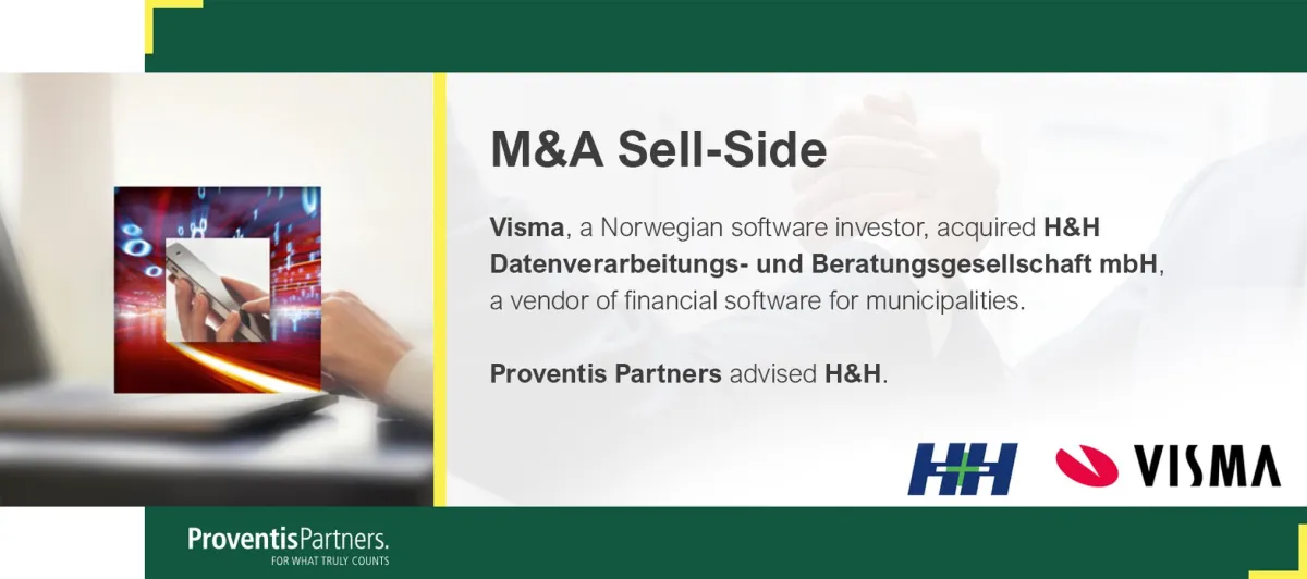 Proventis berät H&H beim Verkauf an Visma
