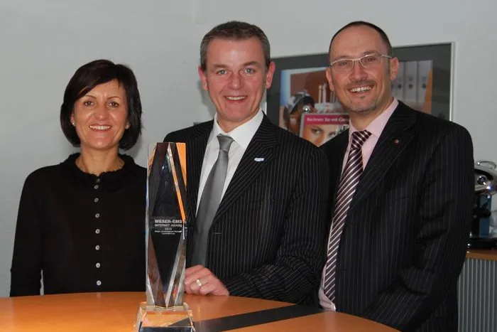 Kaffee Partner gewinnt den ersten Weser-Ems-Internet-Award in der Kategorie „Herausragende Website“ Bild: Kaffee Partner gewinnt den ersten Weser-Ems-Internet-Award in der Kategorie „Herausragende Website“