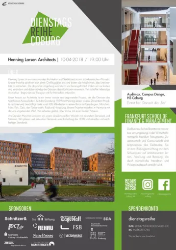 Bild: dienstagsreihe | Henning Larsen Architects | 10. April