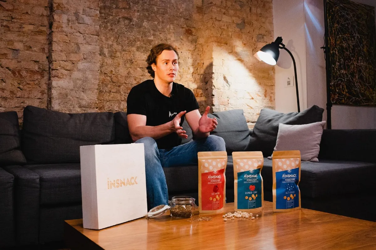 Gründer Marc präsentiert die innovativen Power Pops