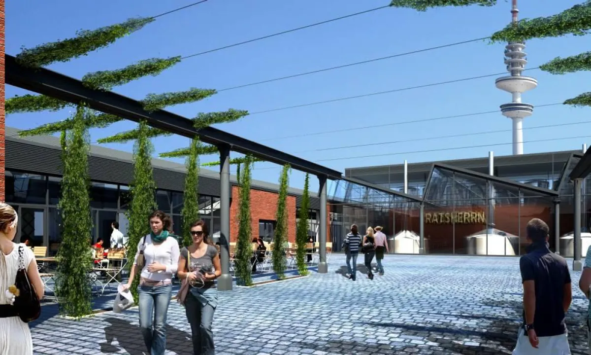 Die Ratsherrn Braumanufaktur im Entwurf des Architekten Giorgio Gullotta