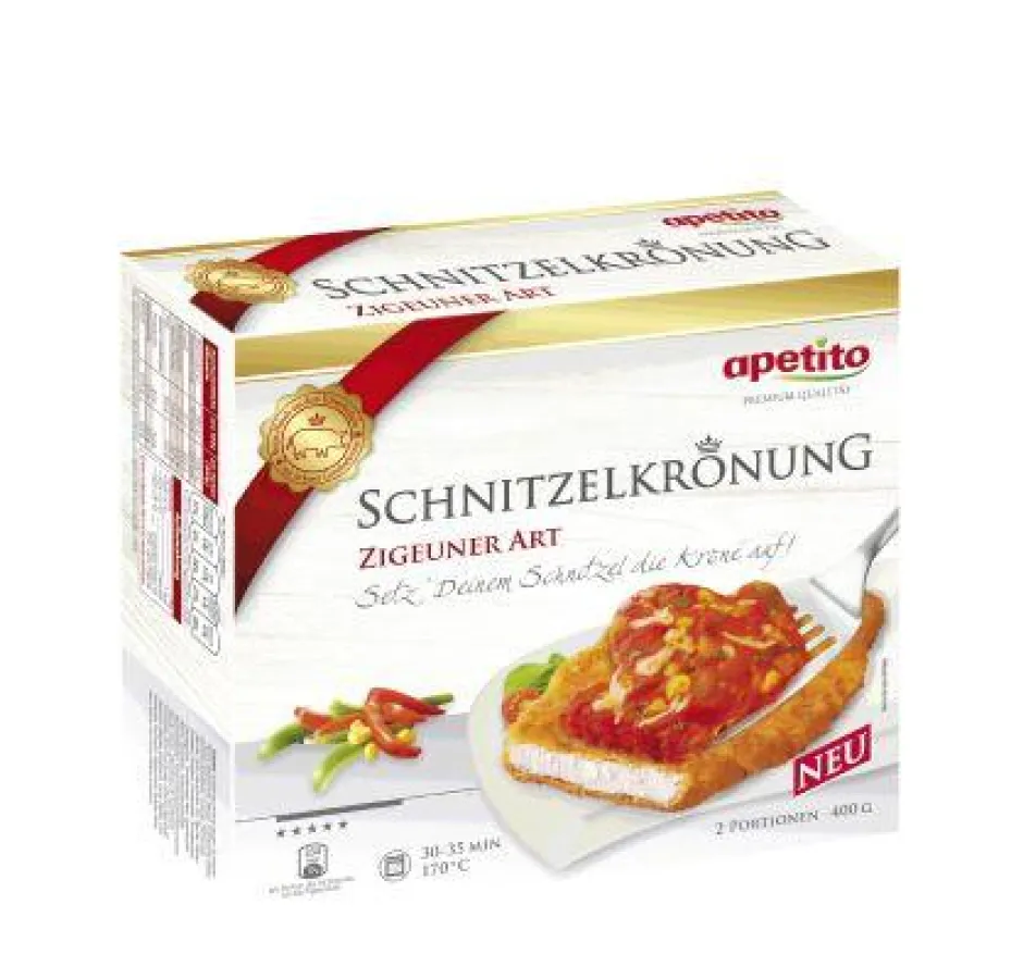 Krön’ dir deinen Tag – das ist möglich mit der neuen Schnitzelkrönung von apetito.
