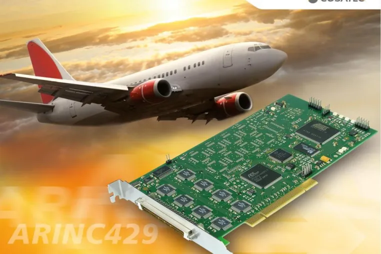 Bild: Sichere Flugzeug-Kommunikation: COSATEQ ARINC-429-Karte bewährt sich im Airbus-Datalink-Prüfstand