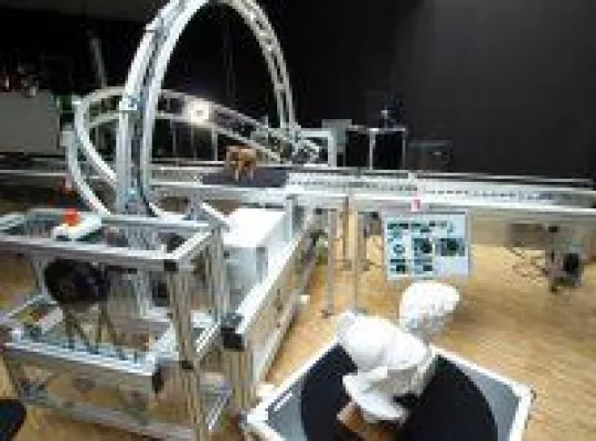 HMI 2016: Fraunhofer-3D-Scantechnologie ermöglicht vollautomatisierte Digitalisierung Bild: HMI 2016: Fraunhofer-3D-Scantechnologie ermöglicht vollautomatisierte Digitalisierung