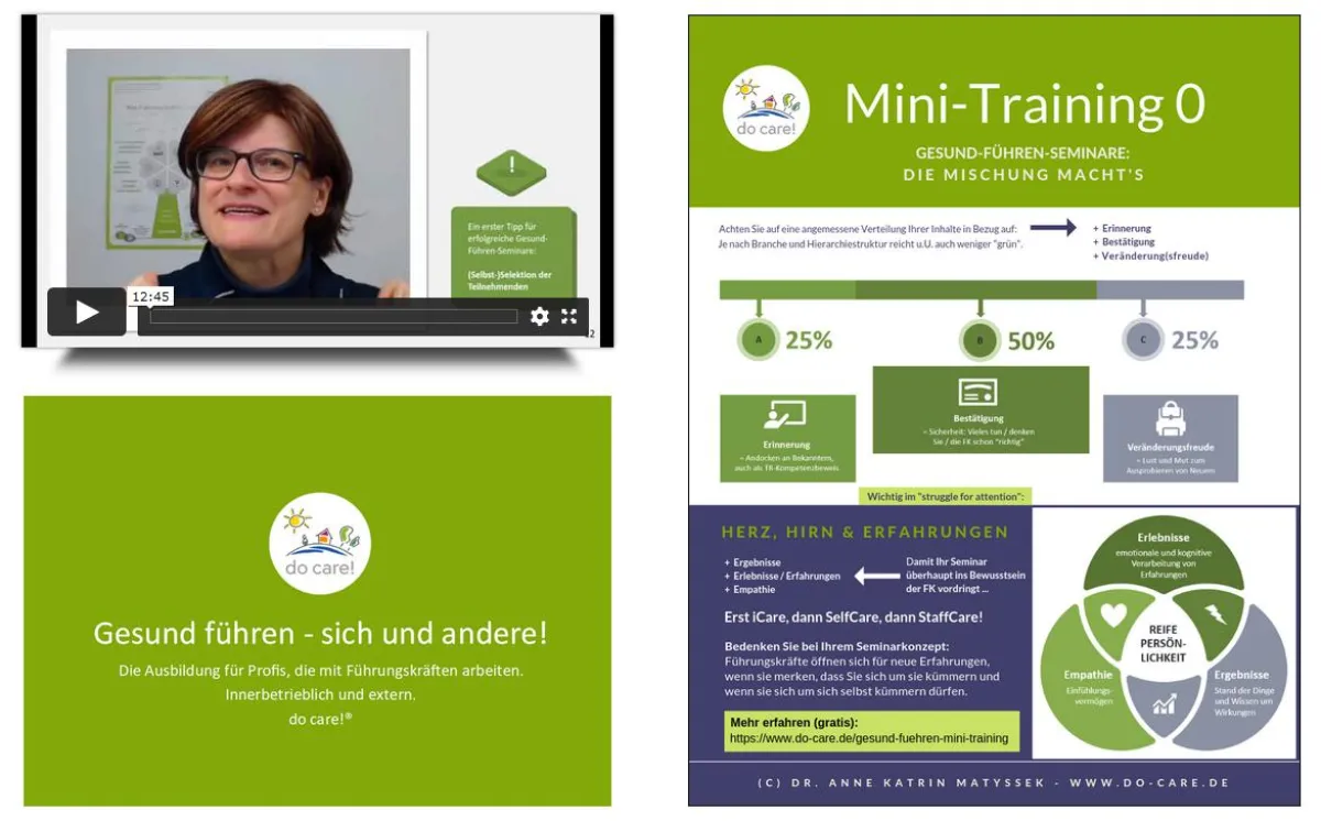 Gesund-Führen-Seminare: 3-teiliges Mini-Training