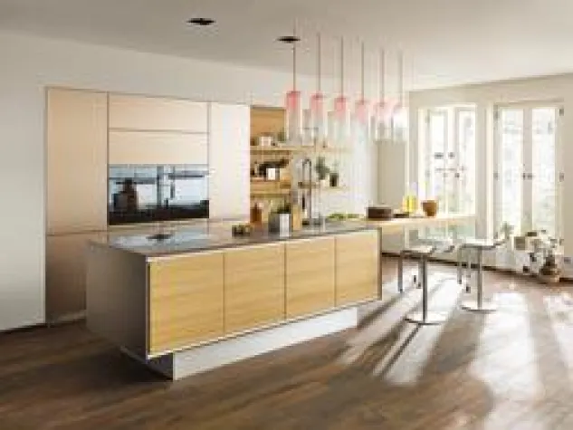 Bild: Küchentrends LivingKitchen 2015: Holz begeisterte Designliebhaber