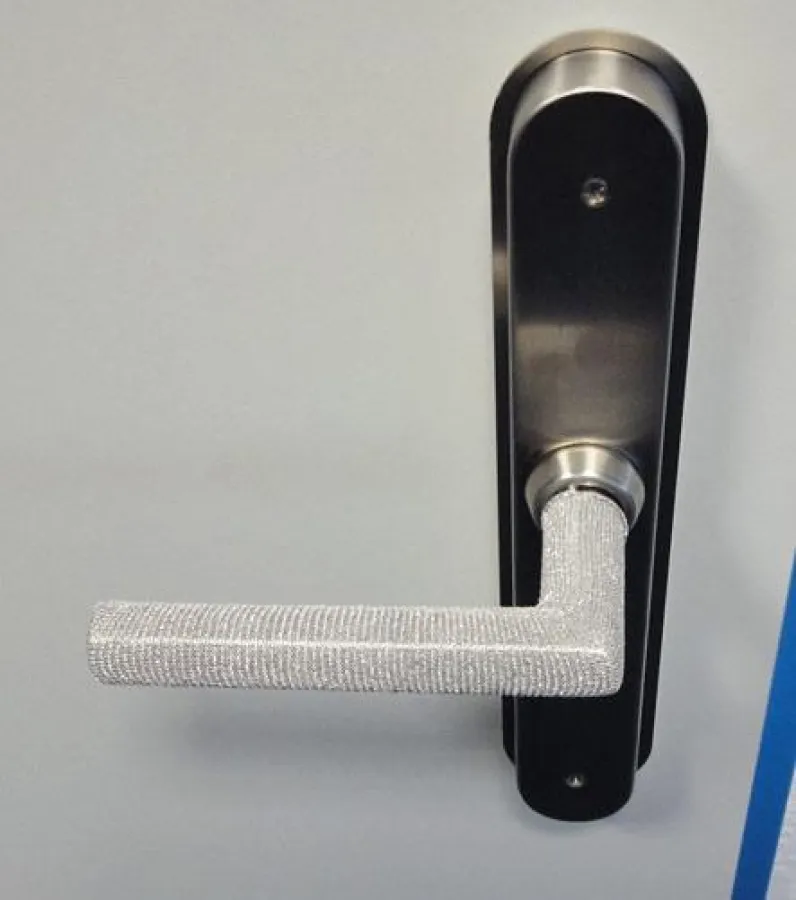 Türklinke mit antibakteriellem Schutzüberzug