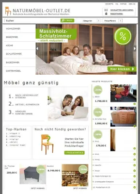 Bild: Neu: Erstes Naturmöbel-Outlet online