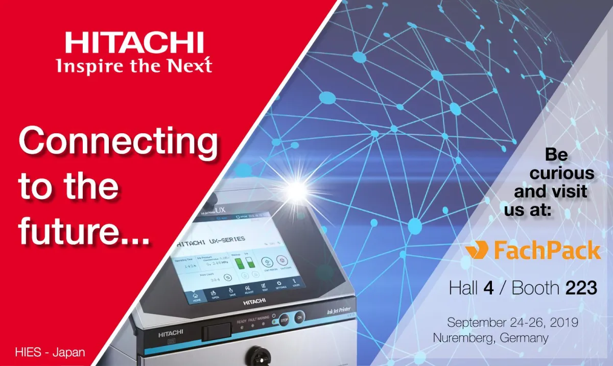 #Ai #AI #Fachpack2019 #Hitachi #Kennzeichnungstechnik