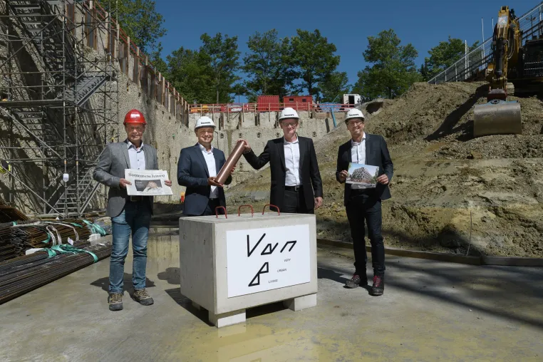 Bild: Grundstein für zukunftsweisendes Münchner Wohnbauprojekt Van B gelegt
