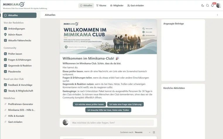 Bild: Mimikama startet neues soziales Netzwerk für digitale Aufklärung