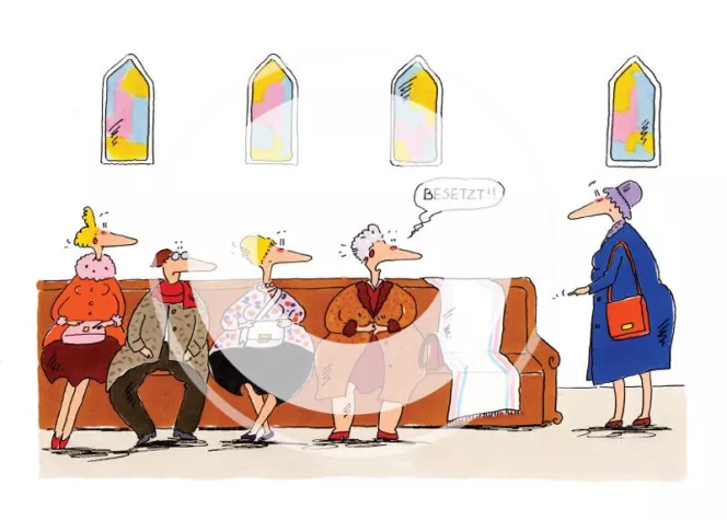 Bild: "Trikottausch" beim Frauenfußball ist Cartoon des Monats Juli 2011