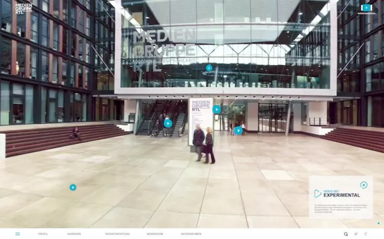 Bild: Einfach mittendrin: Demodern bewegt die Mediengruppe RTL