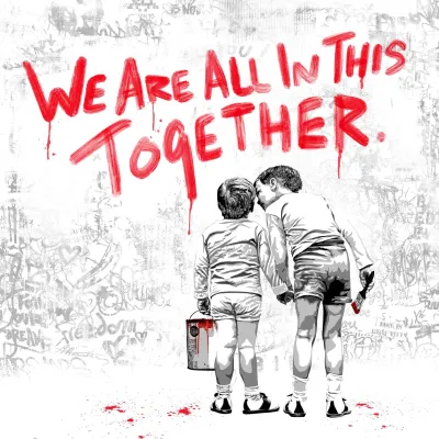 MR. BRAINWASH | We are all in this together | Neue Edition veröffentlicht. Bild: MR. BRAINWASH | We are all in this together | Neue Edition veröffentlicht.