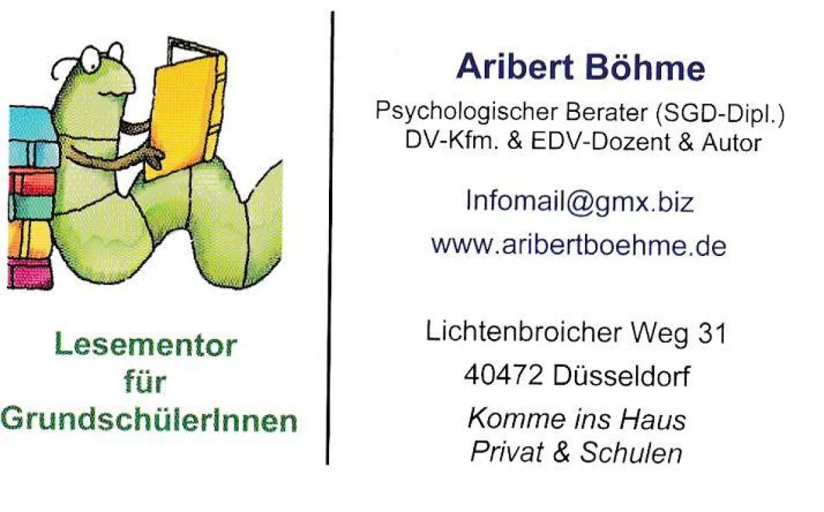 Lesementor, Aribert Böhme