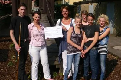 Snooker-Turnier: 200 Euro für die „Wellle“ Bild: Snooker-Turnier: 200 Euro für die „Wellle“