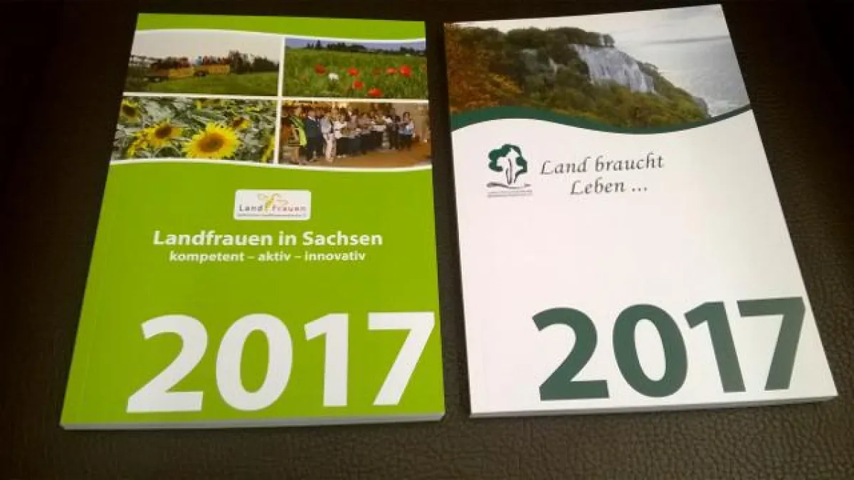 Die neuen Landfrauenjahrbücher für Mecklenburg-Vorpommern und Sachsen