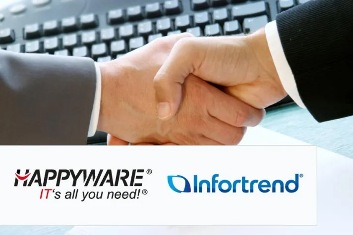 Bild: Happyware und Infortrend schließen Distributionsvertrag