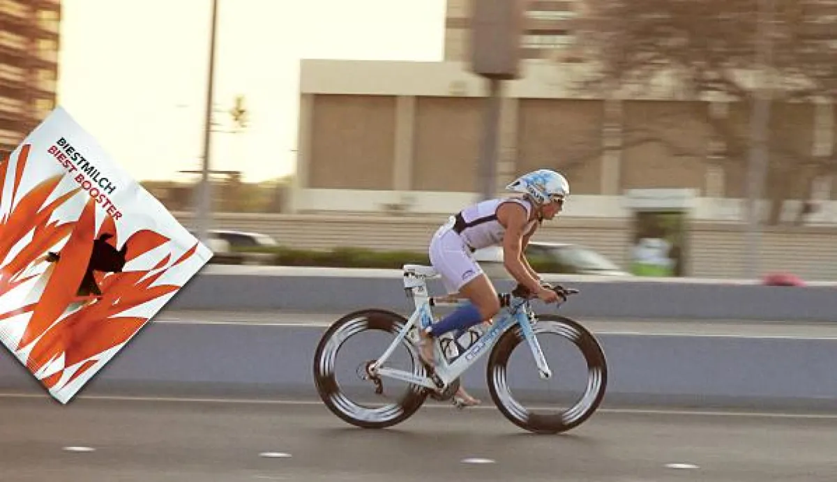 BIEST-Athletin Yvonne van Vlerken beim Abu Dhabi Triathlon