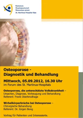 Osteoporose – ein stiller Dieb Bild: Osteoporose – ein stiller Dieb