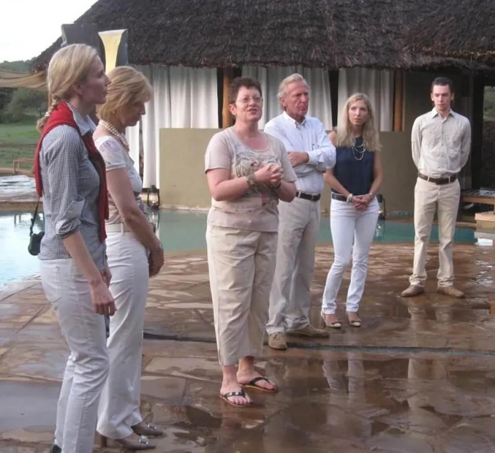 Feierlichkeiten beim 10-jährigen Jubiläum des Severin Safari Camps