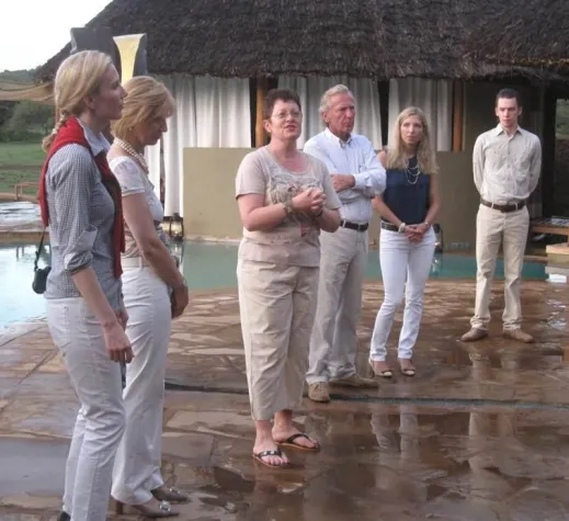 Bild: JUBILÄUMSFEIER IM SEVERIN SAFARI CAMP