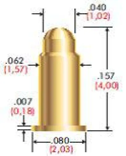 Bild: Miniatur Hochleistungs-SMD Batteriefederkontakt für bis zu 12A