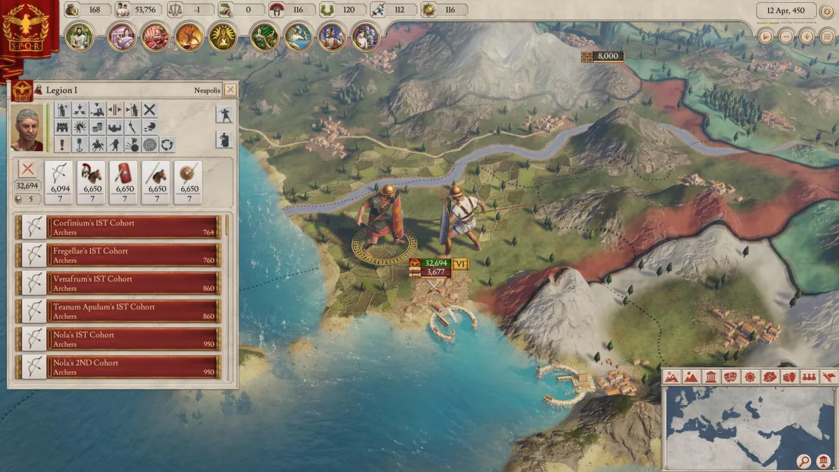 Imperator: Rome Screen