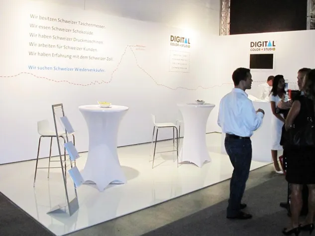 Bild: Digital Color Studio auf der Suisse Emex in Zürich