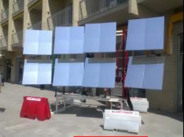 Bild: Die Solarwand - die Avantgarde der Solarthermie