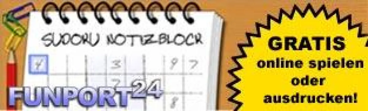 Sudoku kostenlos spiele auf www.funport24.de