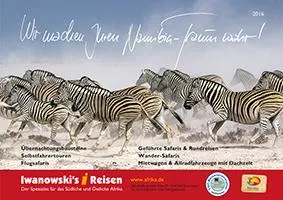 Iwanowski’s Reisen: Neuer Namibia Katalog 2016 erschienen Bild: Iwanowski’s Reisen: Neuer Namibia Katalog 2016 erschienen