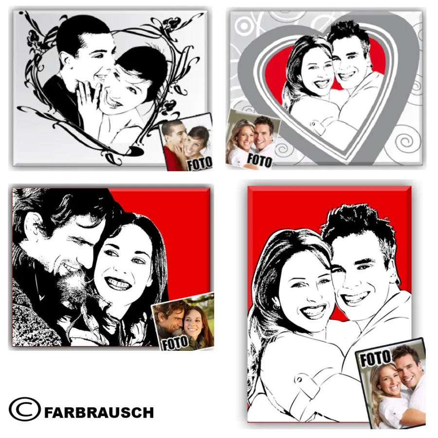 Farbrausch - Moderne Portraits im Retro- oder Popart-Stil