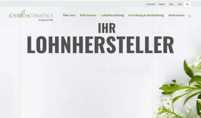 Bild: Jüstrich Cosmetics investiert in modernste Technik & ist mit neuem Erscheinungsbild startklar für die Zukunft