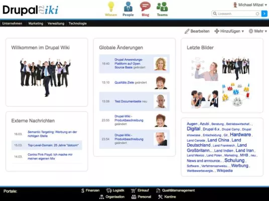 Bild: Drupal Wiki: Das neue Unternehmens-Wiki auf Enterprise 2.0 Basis