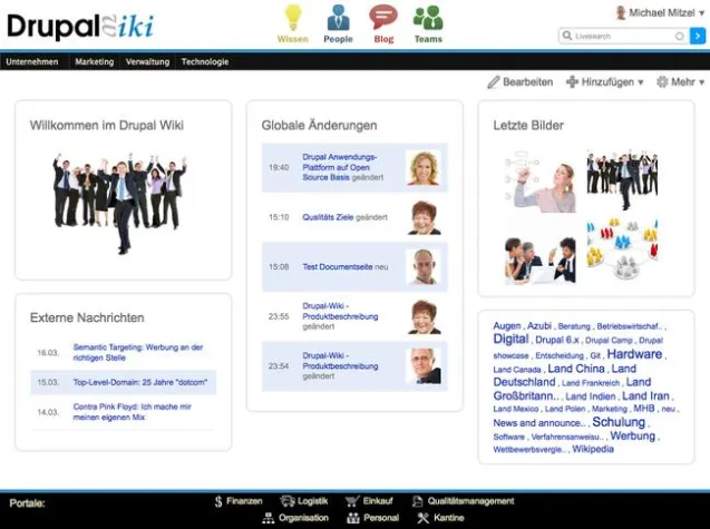 Drupal Wiki: Das neue Unternehmens-Wiki auf Enterprise 2.0 Basis Bild: Drupal Wiki: Das neue Unternehmens-Wiki auf Enterprise 2.0 Basis