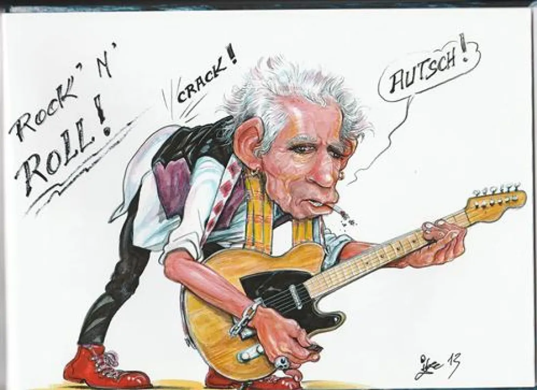 Karikatur - Itze Grünzweig