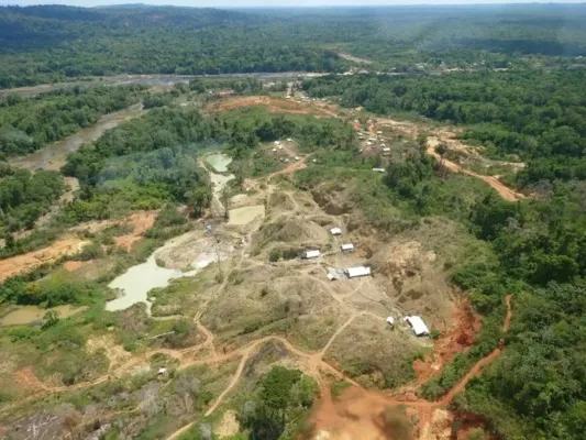 Bild: Sranan Gold erbohrt auf Tapanahony Spitzengehalte von 24,71 g/t Gold