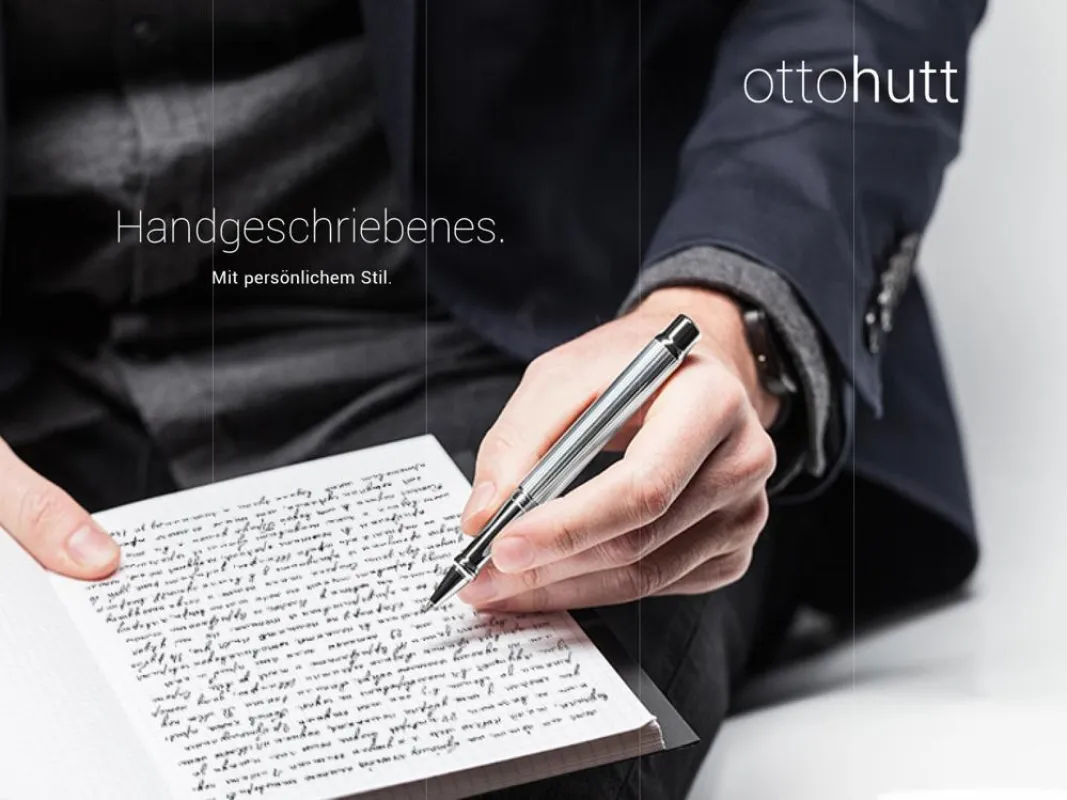 Stilvoll Schreiben von Hand