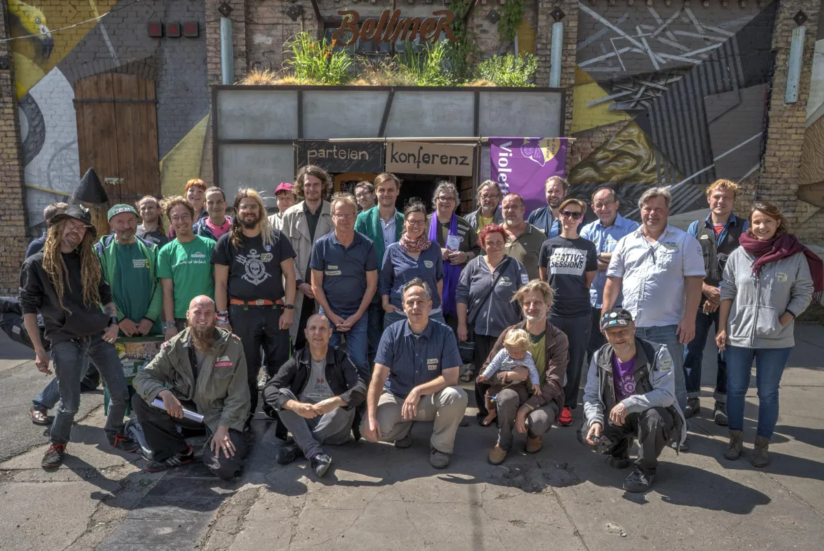 Archivfoto: Kleinparteien-Konferenz am 23.06.2018 fotografiert von der Mieterpartei unter Lizenz CC-