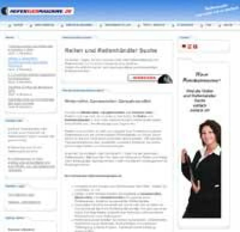Startseite der Reifensuchmaschine