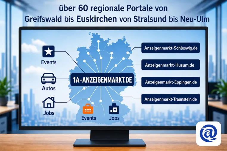 Regionale Anzeigenmärkte in Schleswig verbinden Tourismus, Wohnen und Arbeitsalltag Bild: Regionale Anzeigenmärkte in Schleswig verbinden Tourismus, Wohnen und Arbeitsalltag