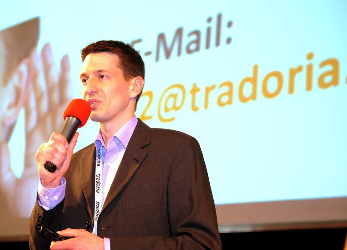 Tobias Kobier, Geschäftsführer der Tradoria GmbH, stellte die Tradoria Roadmap vor