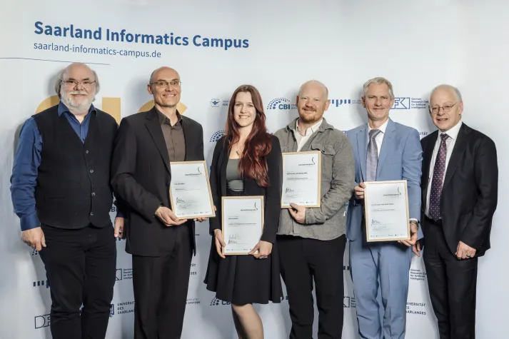 Bild:  Journalismuspreis Informatik in Saarbrücken verliehen