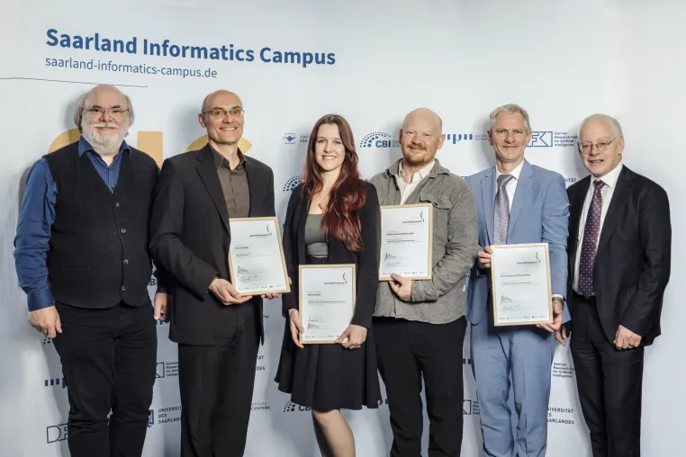 Bild:  Journalismuspreis Informatik in Saarbrücken verliehen