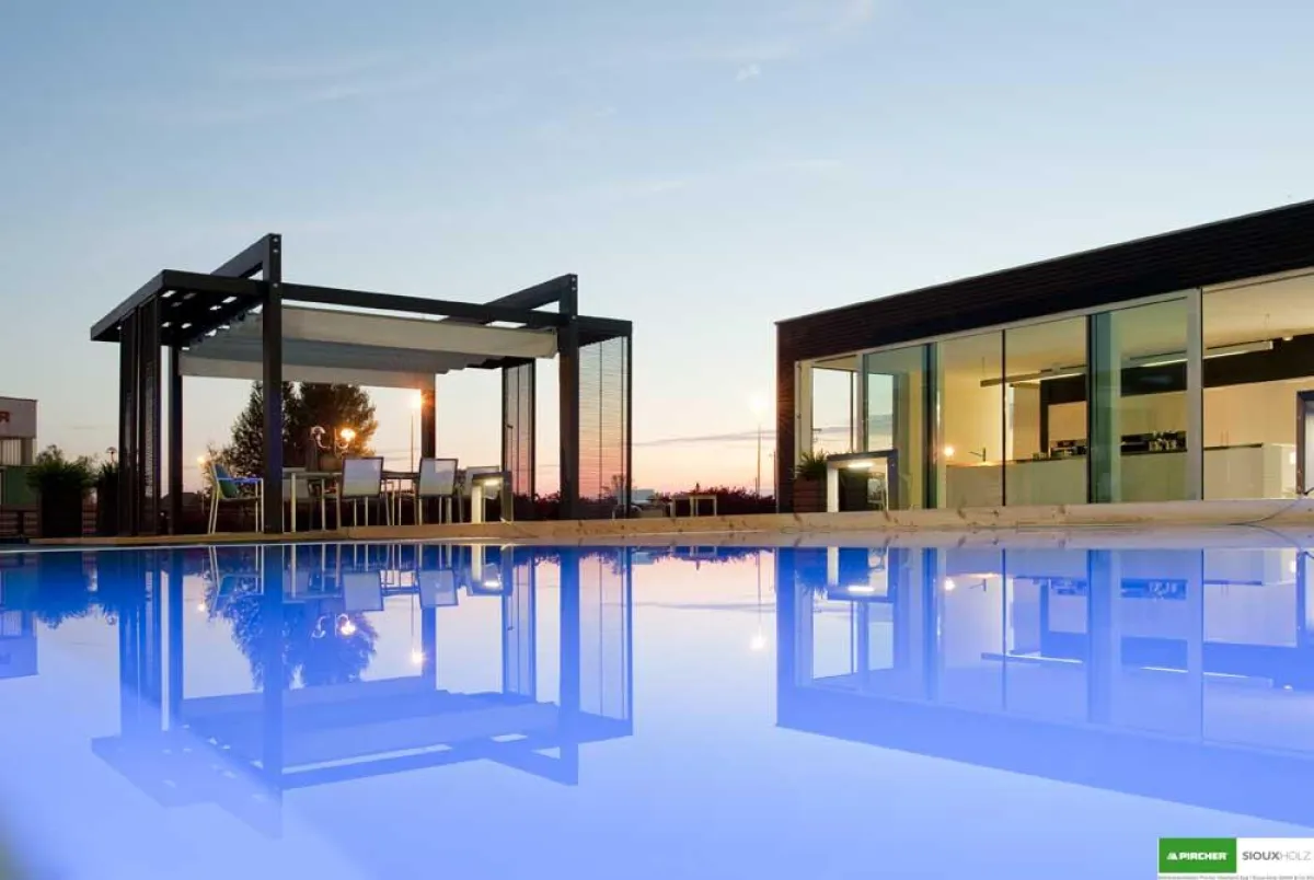 Pergola im italienischen Design