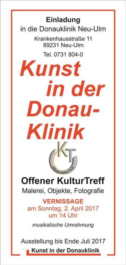 Kunst in der  DonauiKlinik 2017