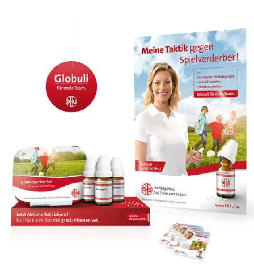 Schaufensterdekoration für die Apotheke