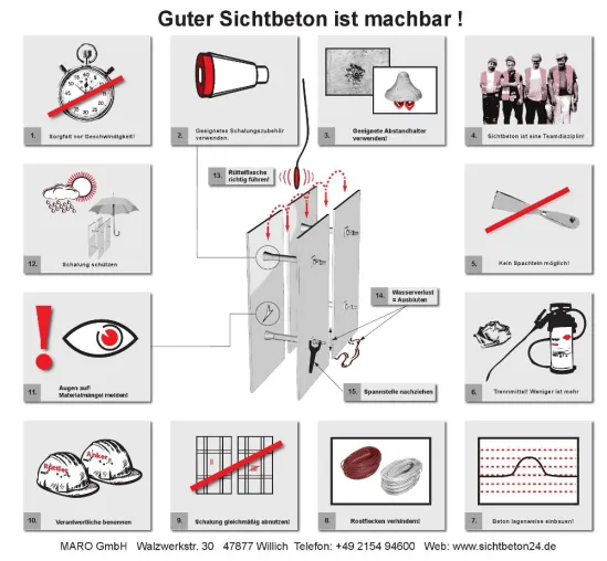 Bild: Endlich guter Sichtbeton: Das Bewusstsein der Gewerblichen ist kritischer Erfolgsfaktor.