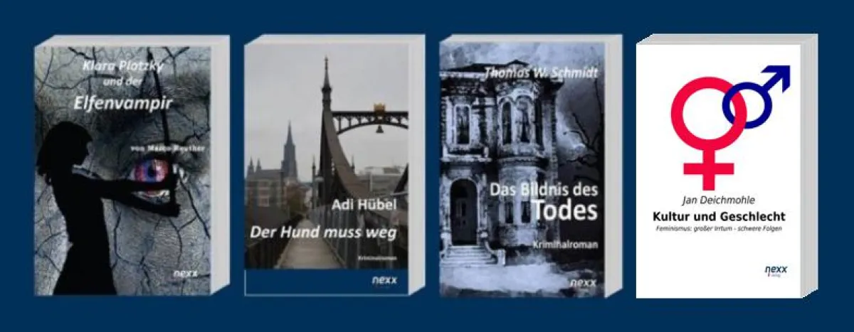 Die vier neuen Titel vom nexx verlag